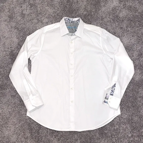 robert graham white dress shirt Robert Graham Grooms Button-Front Sport Long-Sleeve Western Shirt